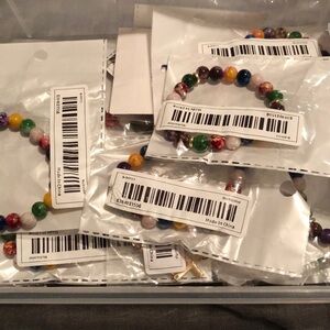 Yoga stone bracelet for healing